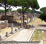 Ostia Antica, Roma, Italia. Autore e Copyright Marco Ramerini