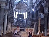 Interno della cattedrale di Sebenico (Šibenik). Autore e Copyright: Marco Ramerini
