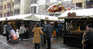 Mercatini di Natale di Innsbruck, Austria. Autore e Copyright Liliana Ramerini