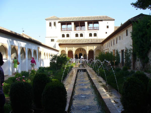Generalife, Alhambra, Granada, Andalusia, Spagna... Author and Copyright Liliana Ramerini