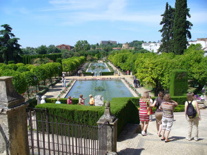 Jardines del Alcázar, Cordoba, Andalusia, Spagna. Author and Copyright Liliana Ramerini