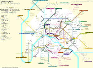 Mappa del Metro di Parigi