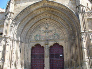 Puerta del obispo, Iglesia de San Pablo, Ubeda, Andalusia, Spagna. Author and Copyright Liliana Ramerini